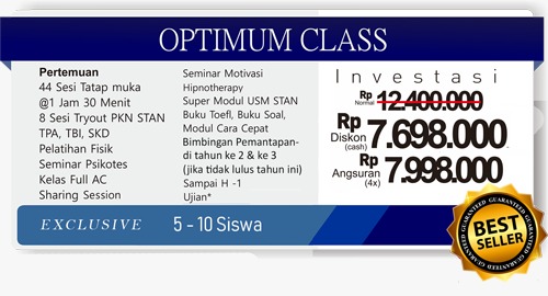 Bimbel PKN STAN terbaik optimum class